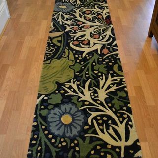 Tappeti Runner per corridoio con alghe in inchiostro 28008 di William Morris
