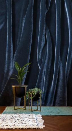 Kolekce Opulent Velvet od Murals Wallpaper - modrá