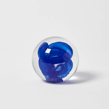 Blue Swirl მინის ქაღალდის წონა