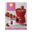 Dieses rote Fondue-Set garantiert an diesem Valentinstag ein mit Schokolade gefülltes Dessert für zwei