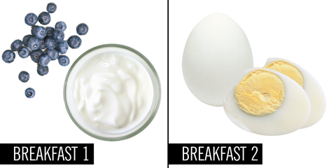 Maistas, ingredientas, uogos, vaisiai, pusryčiai, jogurtas, pienas, mėlynės, produktas, kiaušinis, 