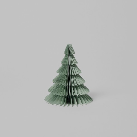 Decoración de árbol de Navidad de papel