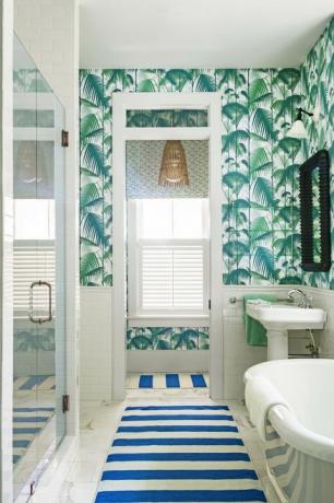 Μπάνιο, δωμάτιο, μπλε, εσωτερική διακόσμηση, πράσινο, ιδιοκτησία, τιρκουάζ, κεραμίδι, κουρτίνα, σπίτι, 