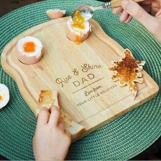 Personalizovaná Dippy Egg Board „Rise And Shine“