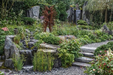 rhs chelsea -kukkaesitys 2021 show gardens