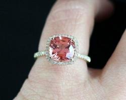 Годежни пръстени от Padparadscha Sapphire