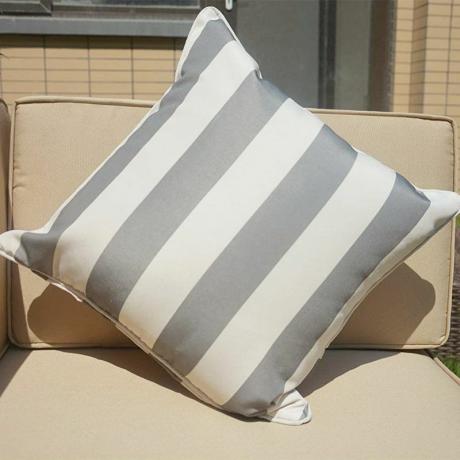 Pontoise Outdoor raidallinen 45 cm tyynynpäällinen (2 kpl sarja)