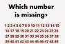 Zoek ontbrekend nummer in virale puzzel
