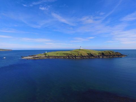 Uitzicht op Little Ross Island - Galbraith