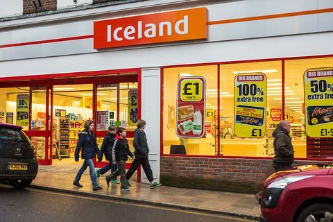 Lielbritānija - mazumtirdzniecība - Islandes lielveikals