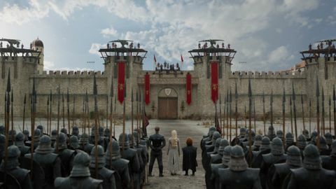Winterfell Castle uit hbo's game of thrones
