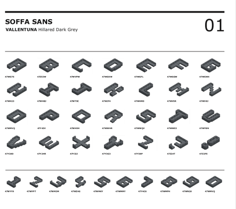 ikea fontti soffa sans