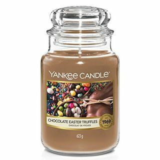 Yankee Candle lõhnaküünal | Lõhnaküünal | Šokolaadist lihavõttetrühvlid suur purgiküünal | Põlemisaeg: kuni 150 tundi