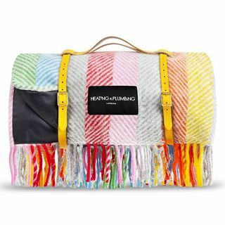 Coperta da picnic in lana impermeabile - Arcobaleno
