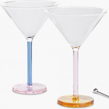 Bicchieri da Martini per pianoforte, set di 2