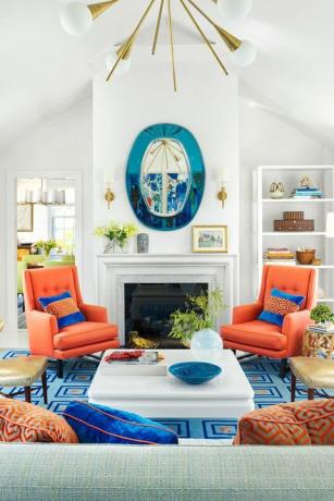 Sala de estar, Habitación, Azul, Muebles, Blanco, Diseño de interiores, Sofá, Turquesa, Techo, Propiedad, 