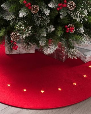 Vánoční 20 LED hvězdná sukně na stromeček