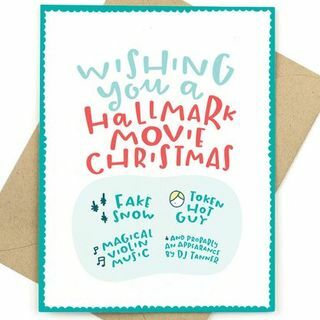 Κάρτα διακοπών Χριστουγεννιάτικης ταινίας Hallmark