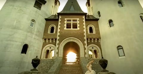 taylor swift i kjærlighetshistorien musikkvideo, filmet på castle gwynn