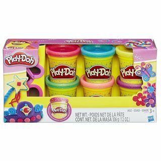 Koleksi Sparkle Play-Doh 6-Pack