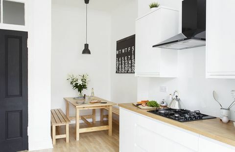 Glāzgovas dzīvoklis-virtuve-ēdnīca