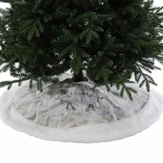 Suknja za božićno drvce - siva