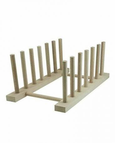 3 X suport pentru farfurii din lemn