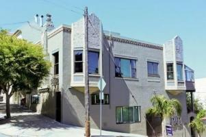 Lila Art-Deco-Haus in San Francisco
