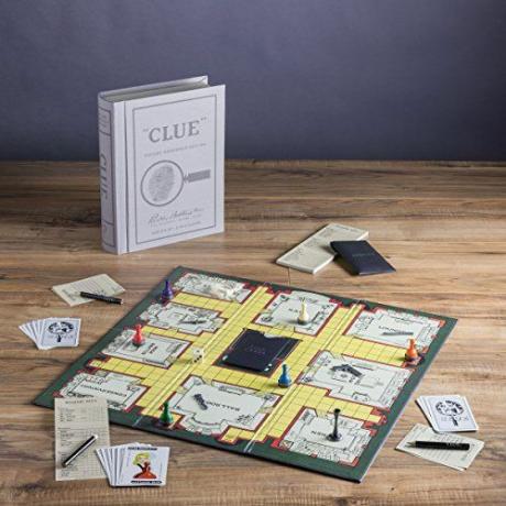Stolová hra z dobovej edície Clue Linen Book