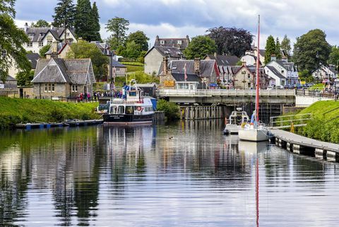 Caledonian Canal a Fort Augustus, Regno Unito