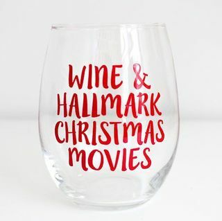 Отличителен знак Коледен филм Чаша за вино