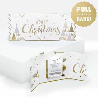 6개의 Luxe Foil 크리스마스 크래커 카드 팩
