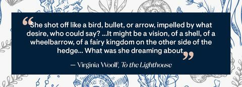 Virginia Woolf Zitat über Muscheln