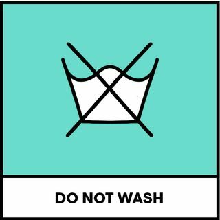 symbol for ikke vask tøy