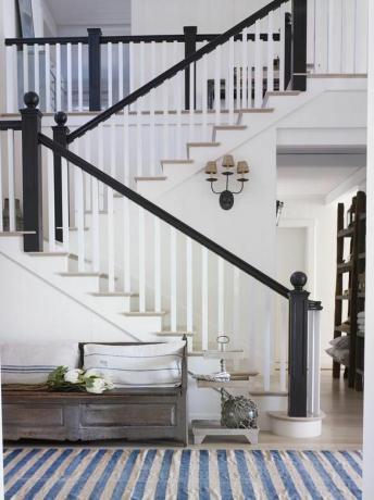 Treppendesign traditionelle Treppe