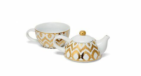 ikat עיצוב מטבח צלחות מגבות תה צלחת סיר תה כפפות סינר קערות מגשים