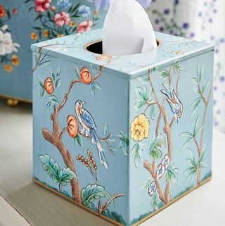 Крышка коробки для салфеток Millicent с ручной росписью