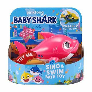 Anne Köpekbalığı Şarkı Söyle ve Yüzme Banyo Oyuncağı
