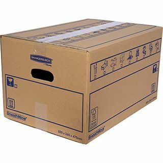 Картонени кутии за двойни стени SmoothMove Heavy Duty с дръжки, 10 опаковки
