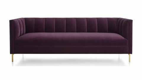 Mēbeles, dīvāns, violeta, violeta, dīvāngulta, studijas dīvāns, āda, roku balsts, samts, mīksts krēsls, 