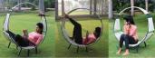 Il tuo giardino ha bisogno di questa fantastica sedia a dondolo con amaca