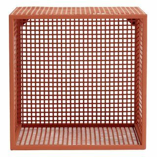 Wire Box Shelf - Terracotta