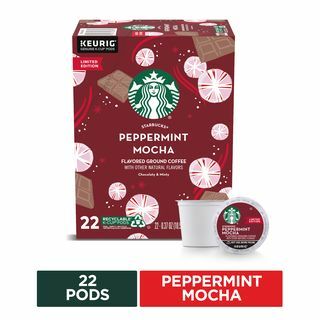 Kávové lusky Starbucks Peppermint Mocha s příchutí K-Cup