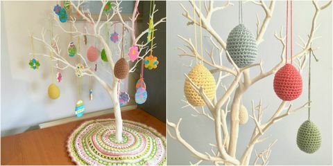 Великденско дърво комбинирано - Little Conkers - Etsy