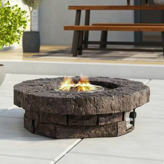 Kimily Polyresin Propaan Outdoor Fire Pit