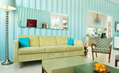 Roheline, tuba, sisekujundus, mööbel, sein, türkiissinine, elutuba, teal, diivan, põrand, 
