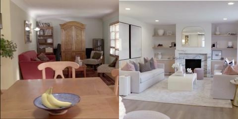 renovación del hogar antes y después