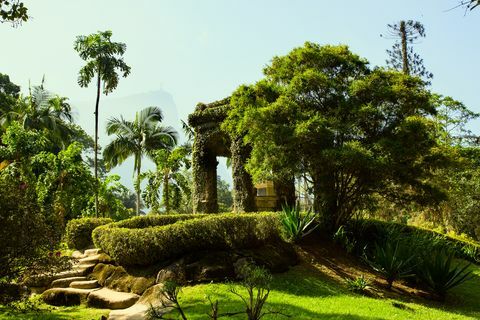 Památník, Jardim Botanico, Rio de Janeiro, Brazílie