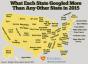 Populārākie Google meklēšanas vaicājumi pēc štata