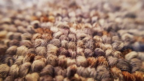 Disparo de fotograma completo de alfombra con textura